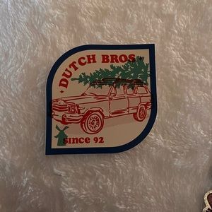 Dutch Bros Sticker Xmas Sticker